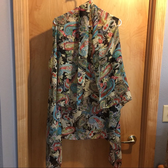 Paisley Vest, Multi-way Colorful - Picture 5 of 6